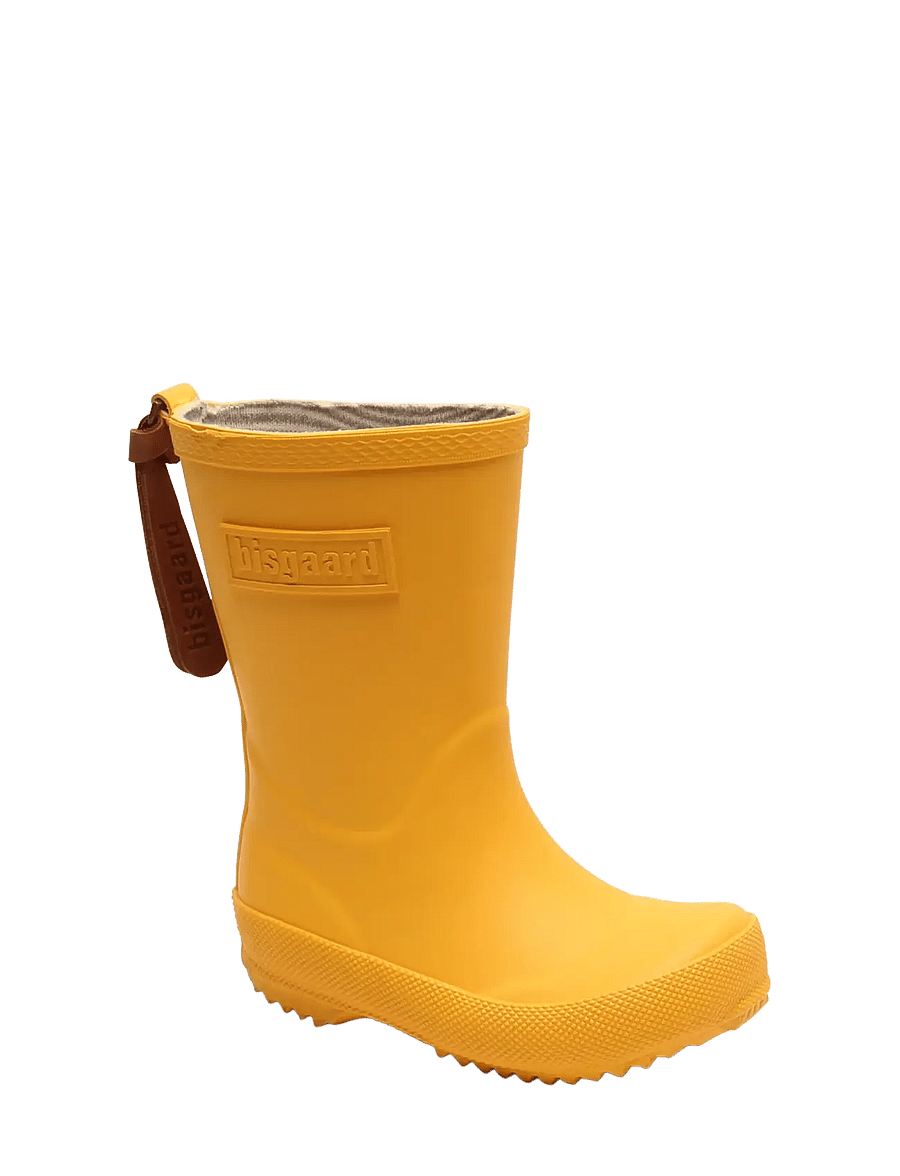 Bisgaard - bisgaard basic rubber - ungefütterte gummistiefel - 80 yellow - 1