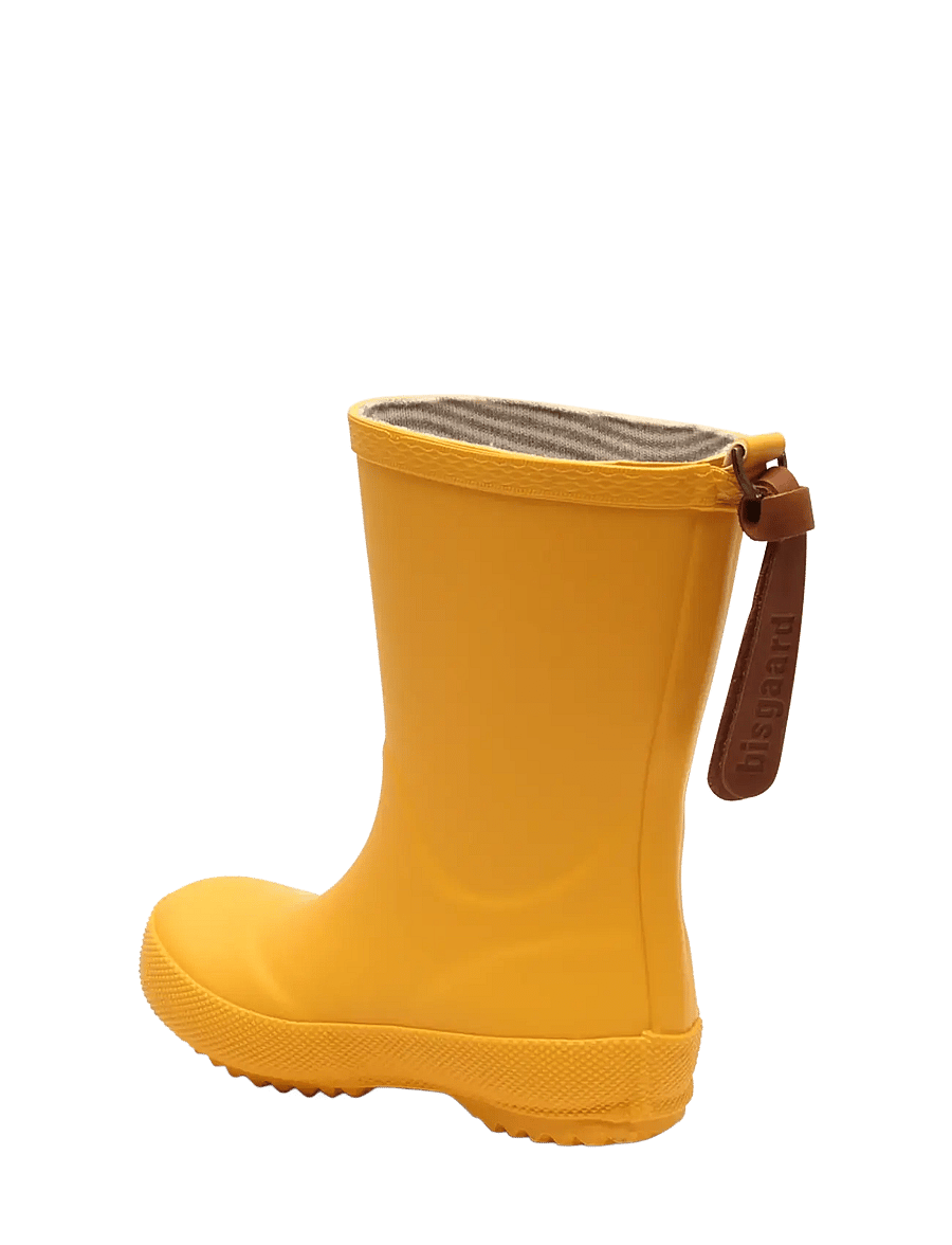 Bisgaard - bisgaard basic rubber - ungefütterte gummistiefel - 80 yellow - 2