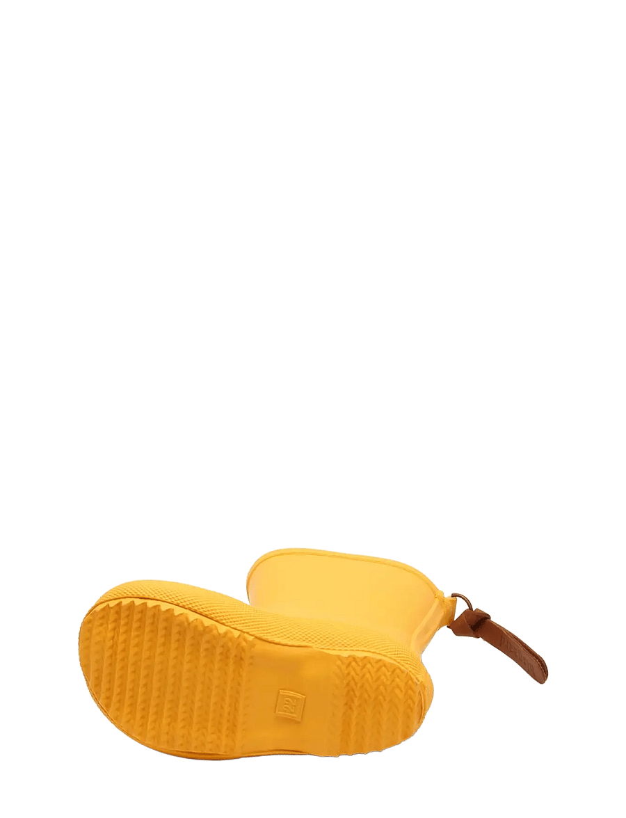 Bisgaard - bisgaard basic rubber - ungefütterte gummistiefel - 80 yellow - 4