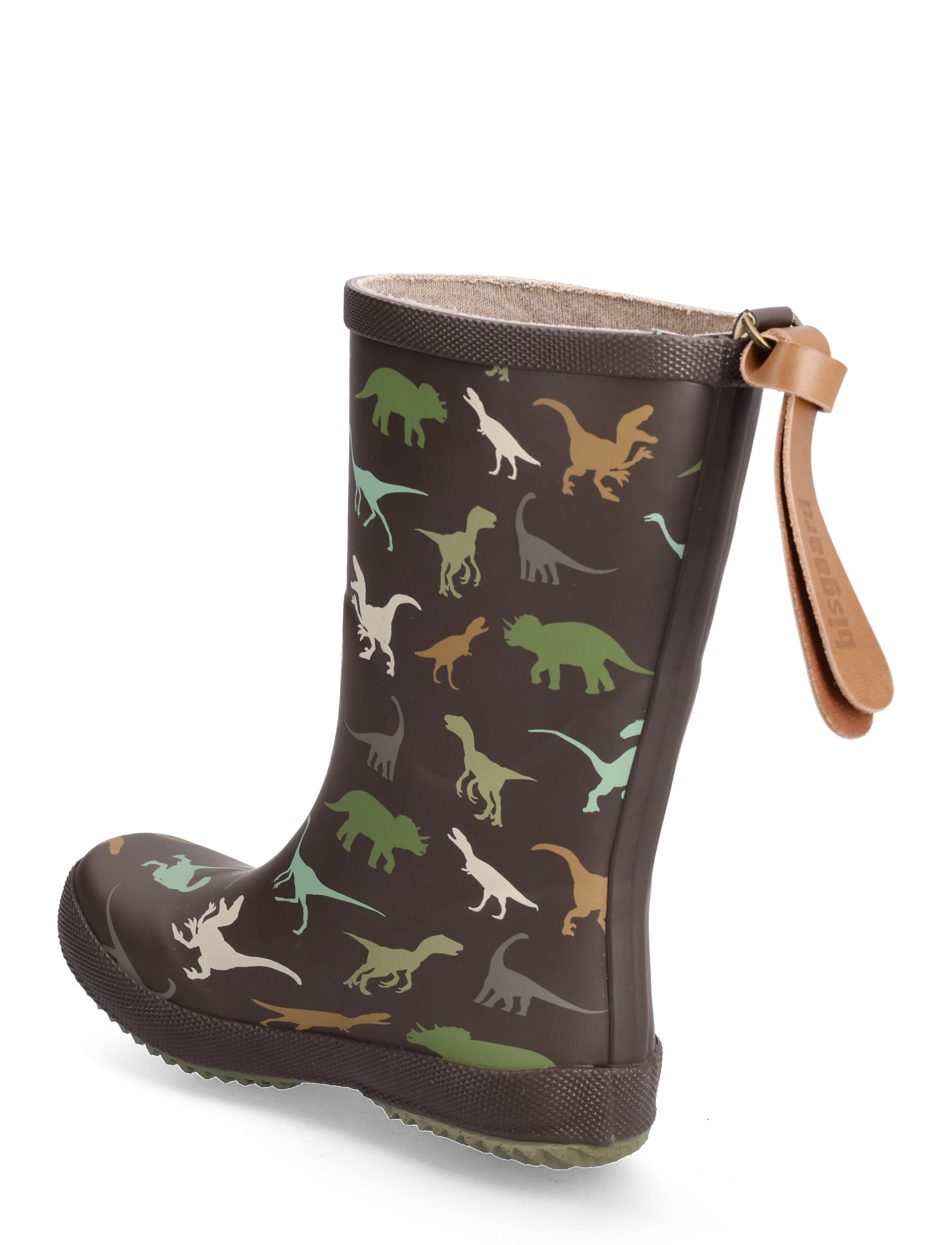 Bisgaard - bisgaard basic rubber - voodrita kummikud - brown dino - 2