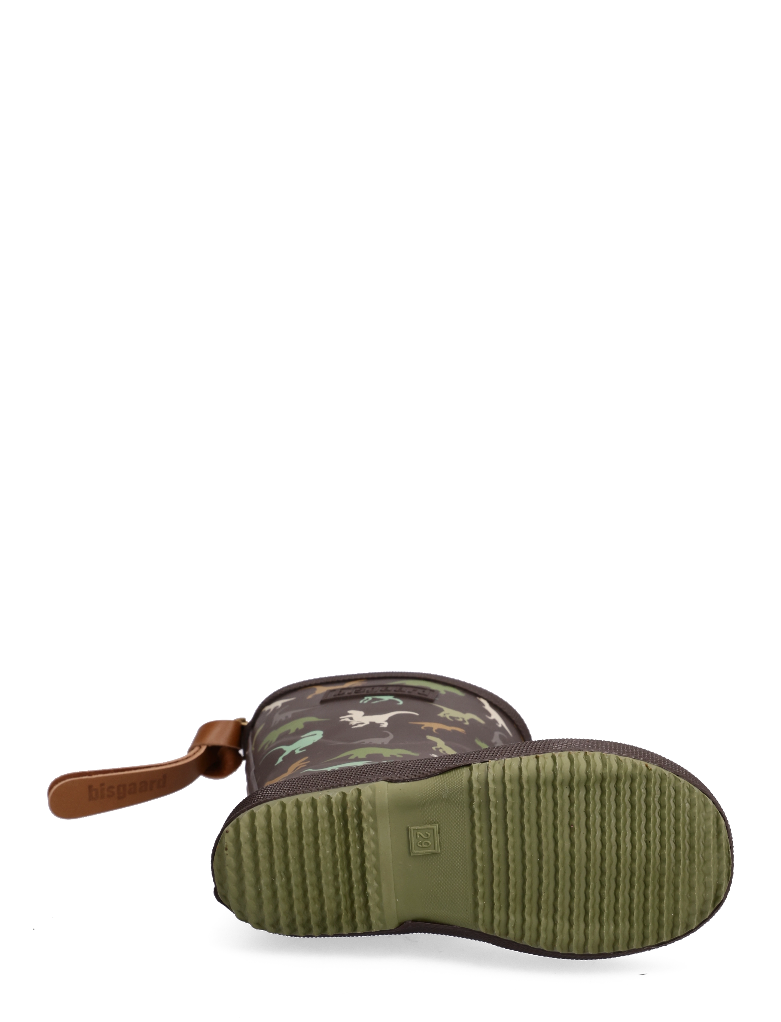Bisgaard - bisgaard basic rubber - voodrita kummikud - brown dino - 4