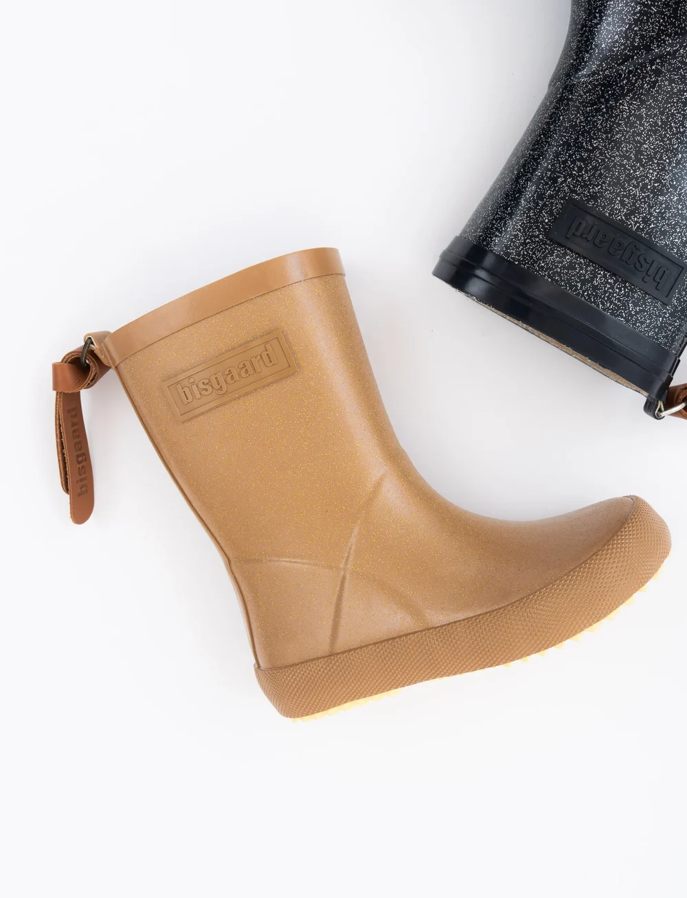 Bisgaard - bisgaard fashion - ungefütterte gummistiefel - brown glitter - 0