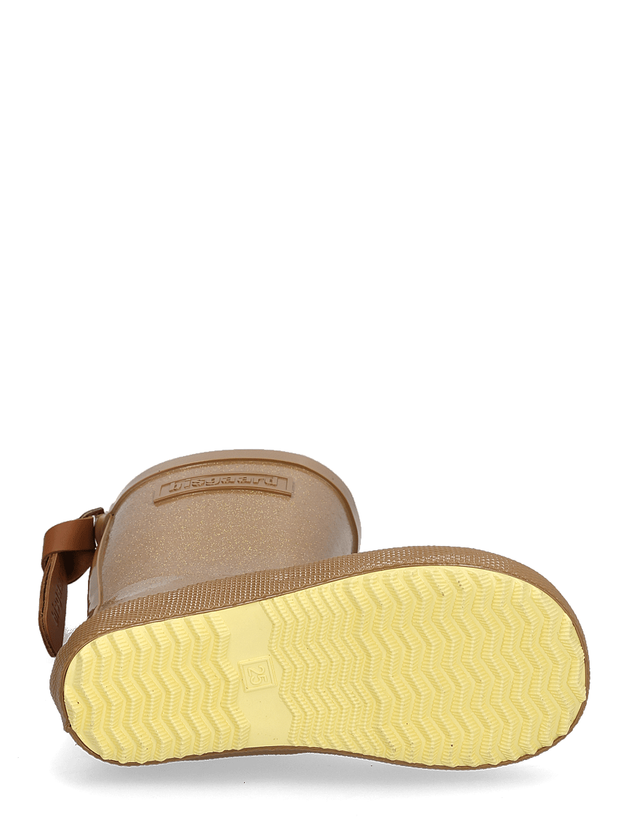 Bisgaard - bisgaard fashion - ungefütterte gummistiefel - brown glitter - 5