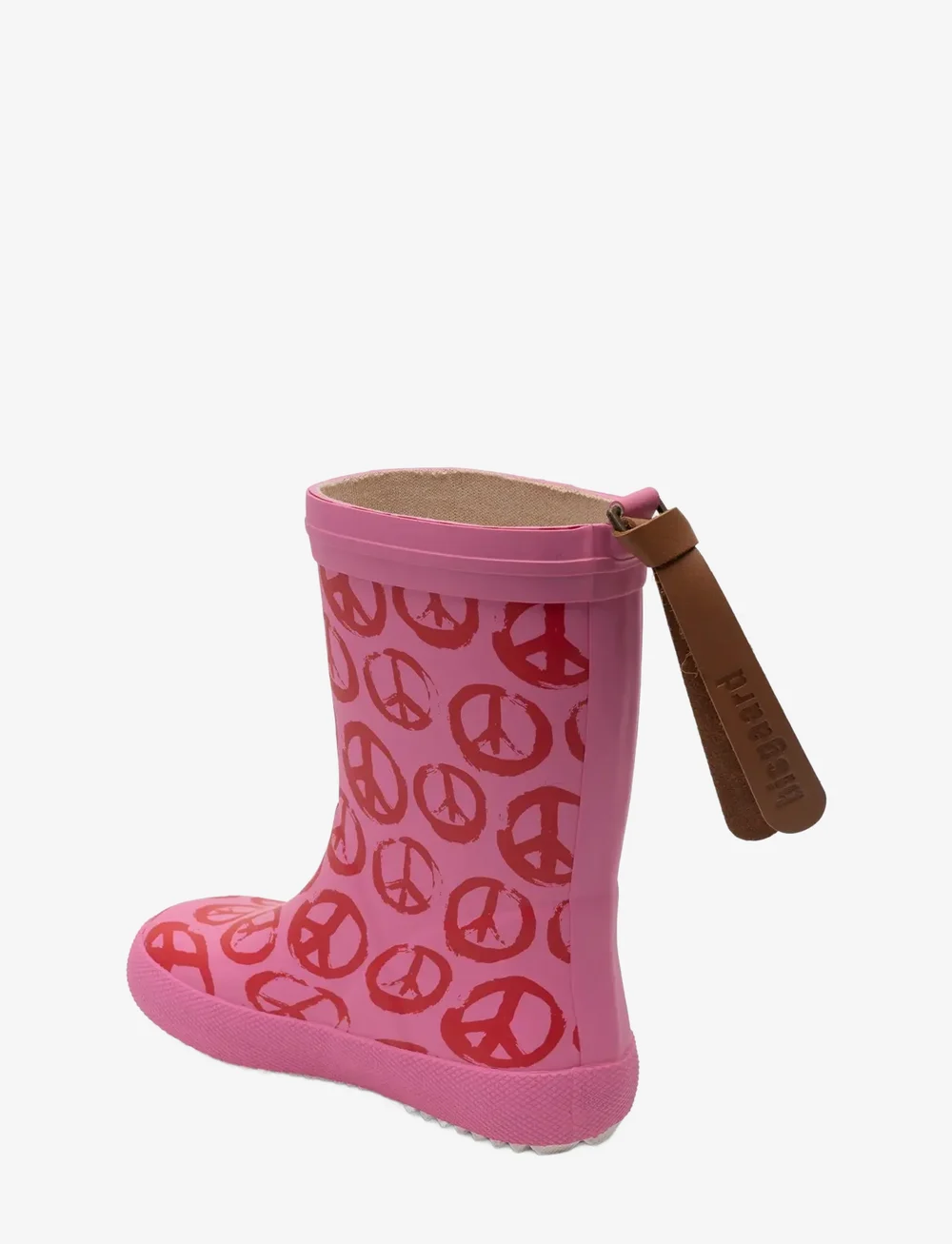Bisgaard - bisgaard fashion - ungefütterte gummistiefel - peace on earth pinky - 1