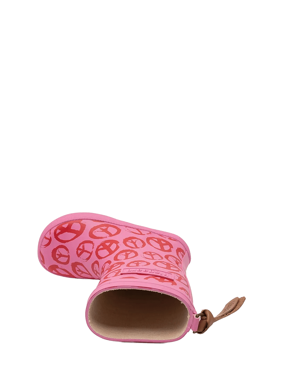 Bisgaard - bisgaard fashion - ungefütterte gummistiefel - peace on earth pinky - 2