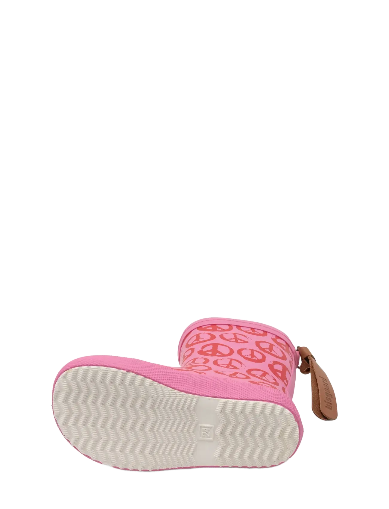 Bisgaard - bisgaard fashion - ungefütterte gummistiefel - peace on earth pinky - 3