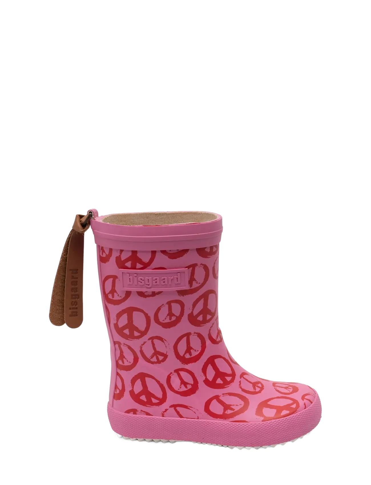 Bisgaard - bisgaard fashion - ungefütterte gummistiefel - peace on earth pinky - 4