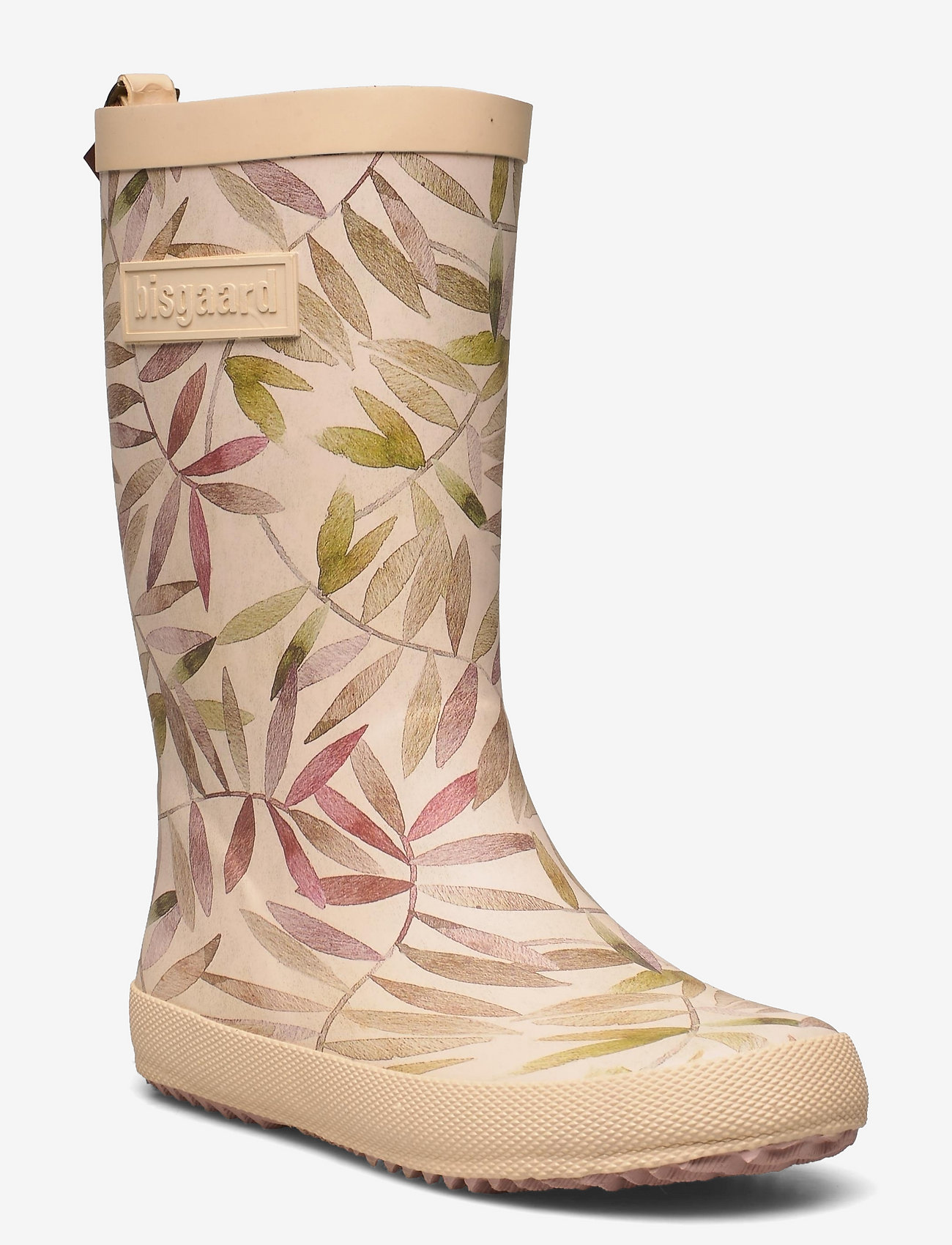 Bisgaard - bisgaard fashion - gummistøvler uten linjer - beige leaves - 0