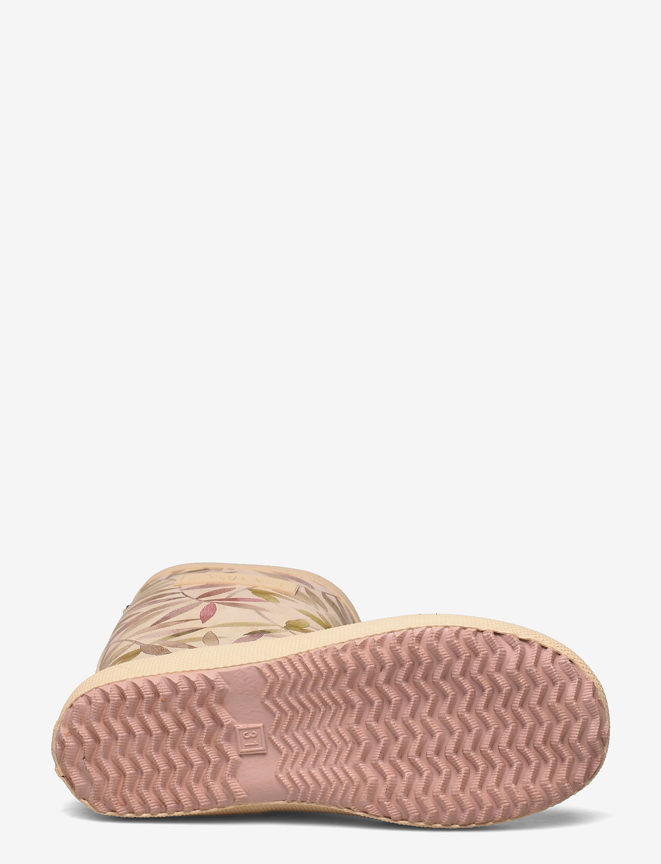 Bisgaard - bisgaard fashion - gummistøvler uden for - beige leaves - 4
