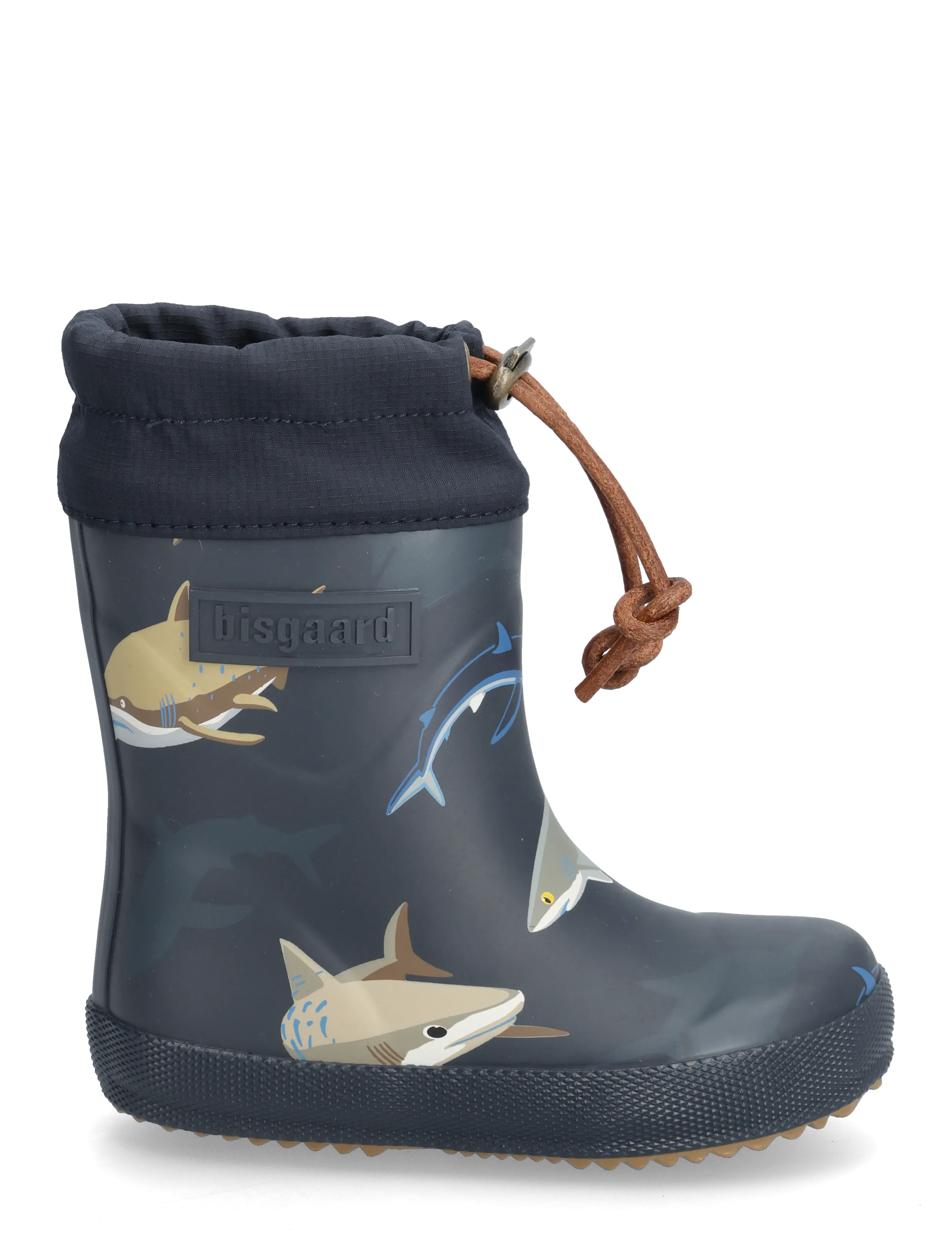 Bisgaard - bisgaard thermo - lined rubberboots - deep blue shark - 1