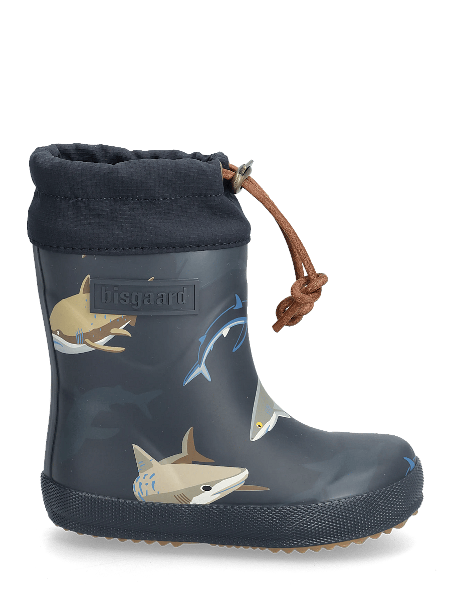 Bisgaard - bisgaard thermo - gefütterte gummistiefel - deep blue shark - 1