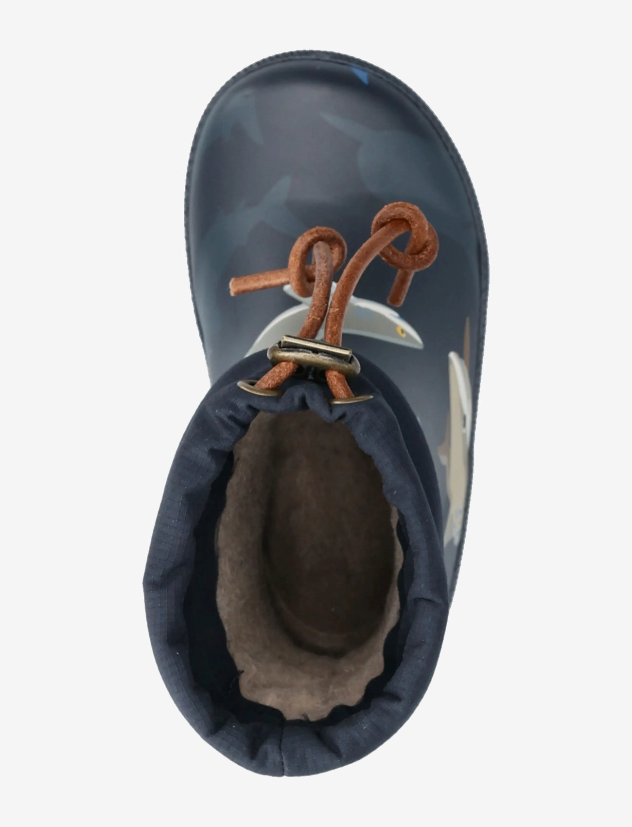 Bisgaard - bisgaard thermo - gummistøvler med for - deep blue shark - 3