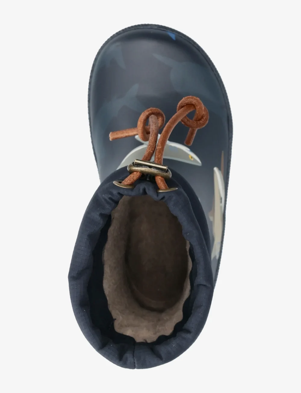 Bisgaard - bisgaard thermo - gefütterte gummistiefel - deep blue shark - 3