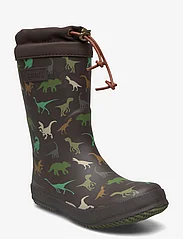 Bisgaard - bisgaard thermo - lined rubberboots - brown dino - 0