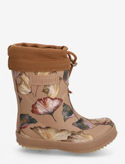 Bisgaard - bisgaard thermo - lined rubberboots - camel flowers - 1
