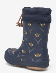 Bisgaard - bisgaard thermo - lined rubberboots - tulip flowers - 2