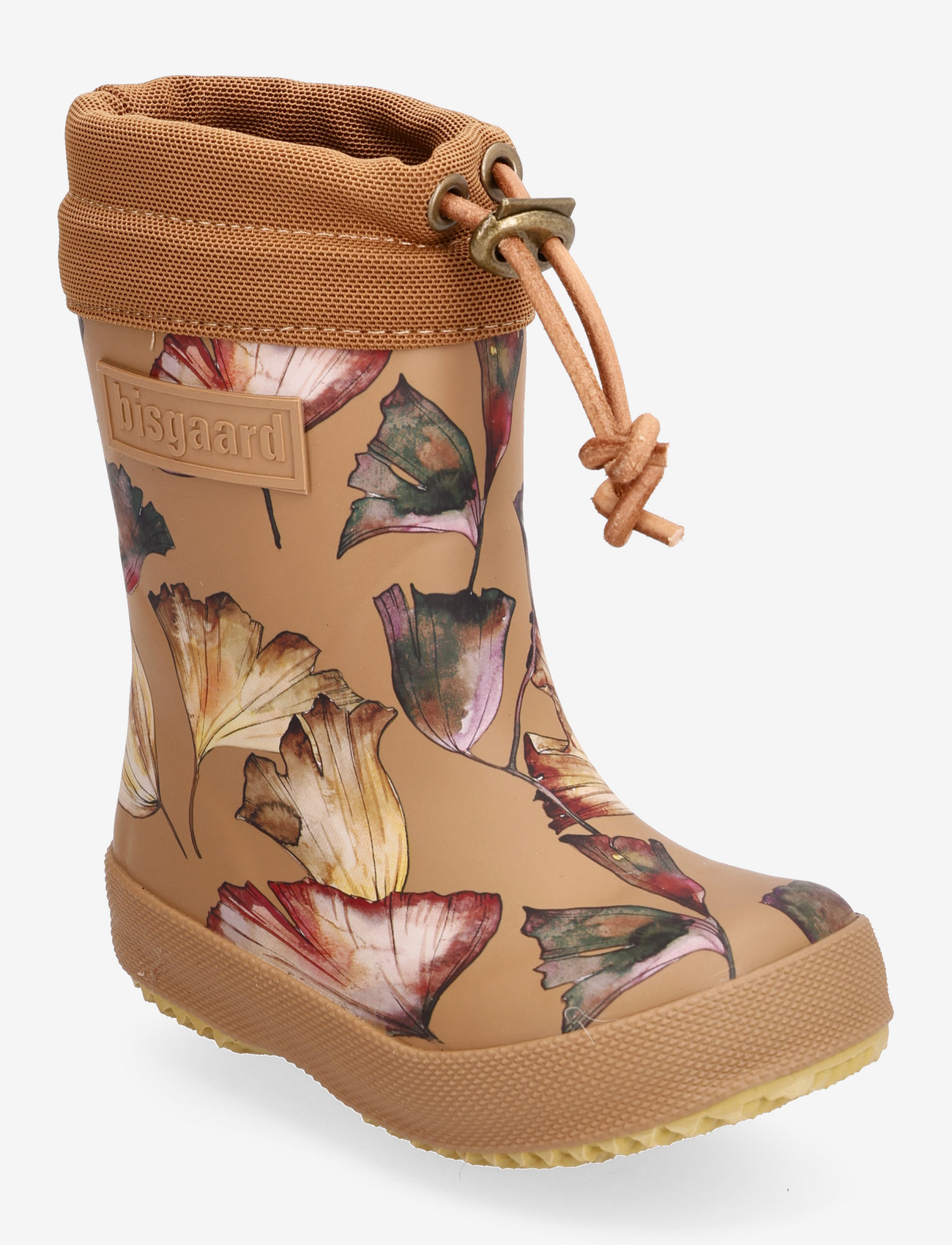 Bisgaard - bisgaard thermo - lined rubberboots - camel flowers - 0