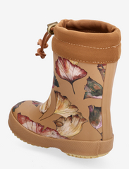 Bisgaard - bisgaard thermo - lined rubberboots - camel flowers - 2