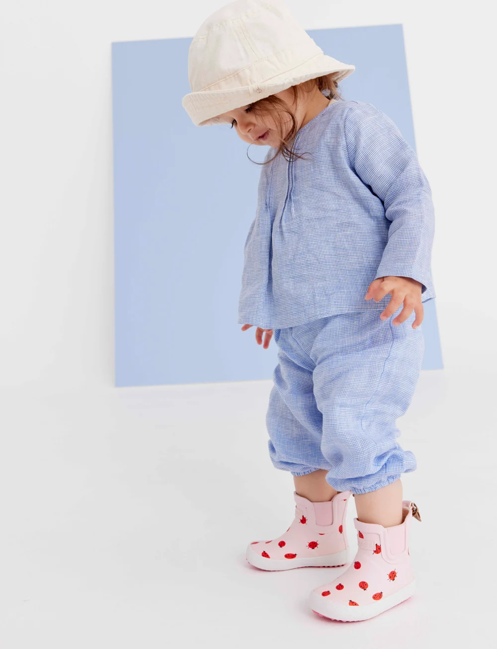 Bisgaard - bisgaard baby rubber - ungefütterte gummistiefel - cute lady bug - 0