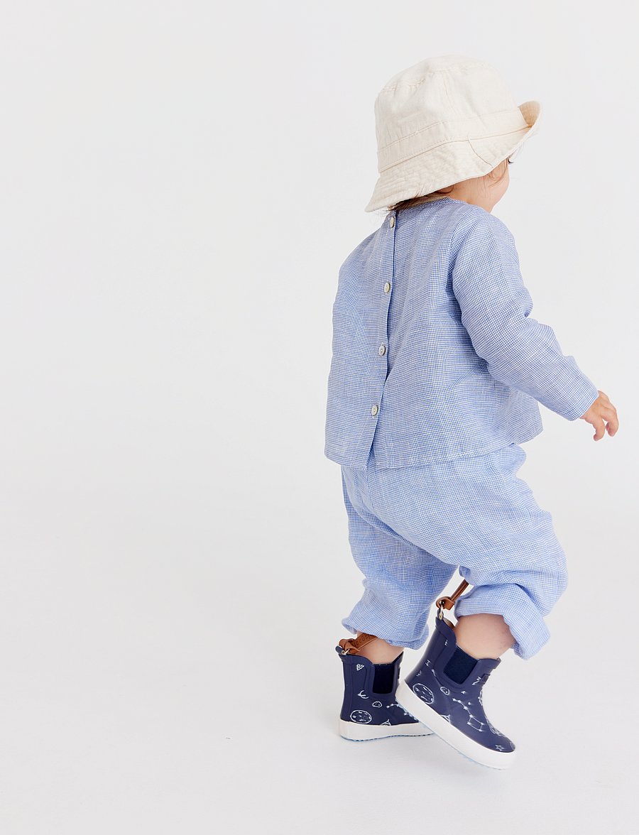 Bisgaard - bisgaard baby rubber - ungefütterte gummistiefel - to the moon - 0