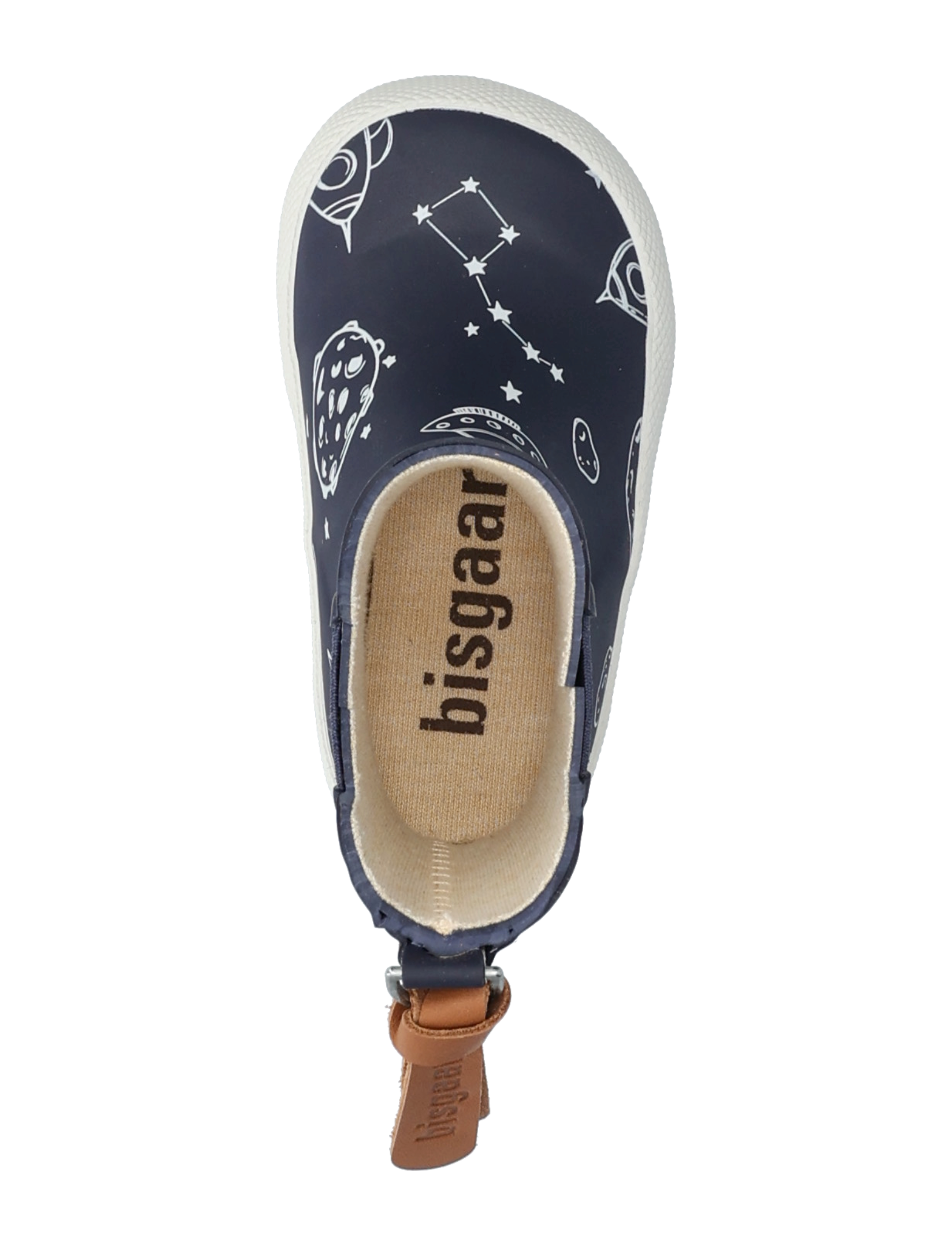 Bisgaard - bisgaard baby rubber - ungefütterte gummistiefel - to the moon - 4