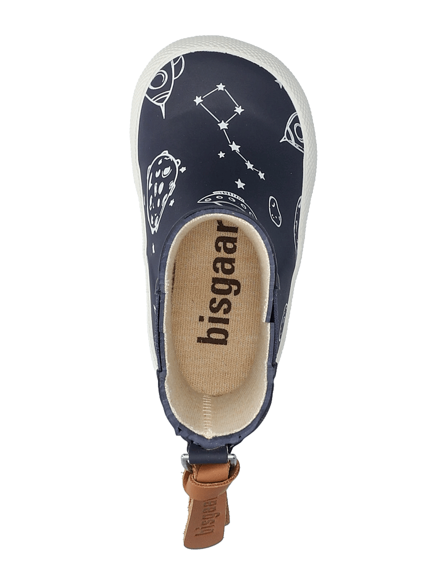 Bisgaard - bisgaard baby rubber - ungefütterte gummistiefel - to the moon - 4