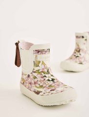 Bisgaard - bisgaard baby rubber - gummistøvler uten linjer - creme-flowers - 5