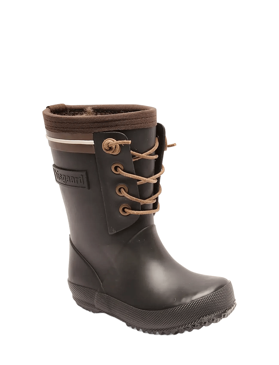 Bisgaard - bisgaard lace thermo - gefütterte gummistiefel - black - 1