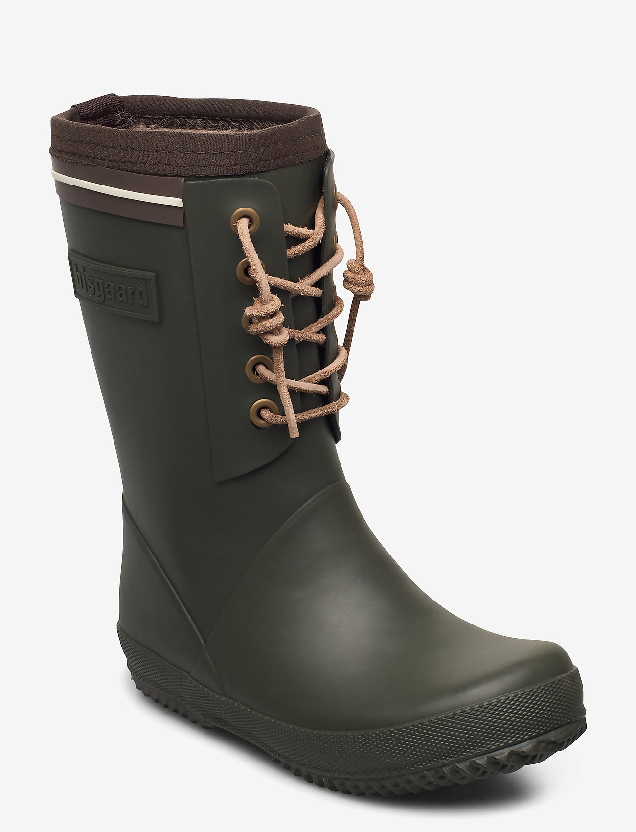 Bisgaard - bisgaard lace thermo - lined rubberboots - green - 0