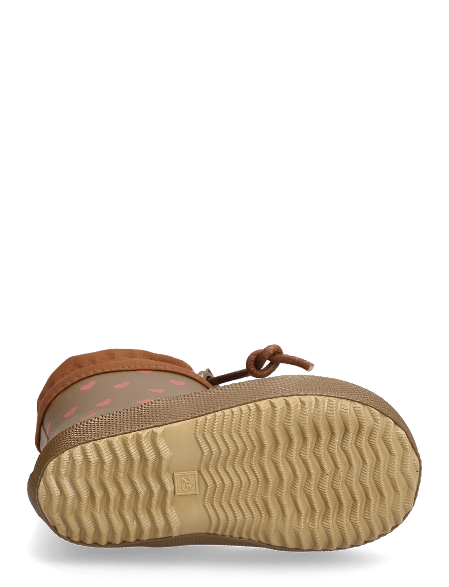 Bisgaard - bisgaard baby thermo - gefütterte gummistiefel - chocolate heartbeat - 5