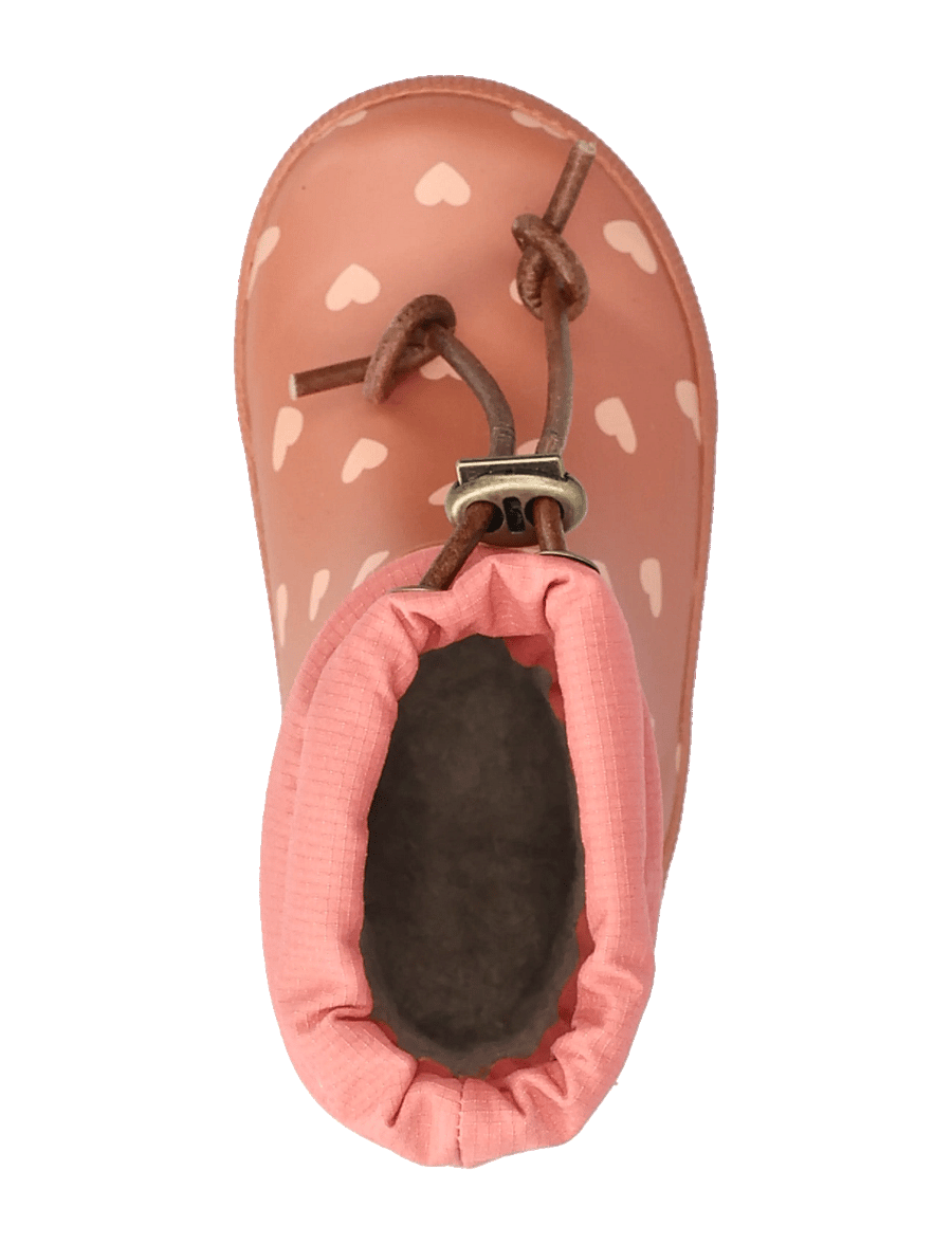 Bisgaard - bisgaard baby thermo - fodrade gummistövlar - ruby heartbeat - 4
