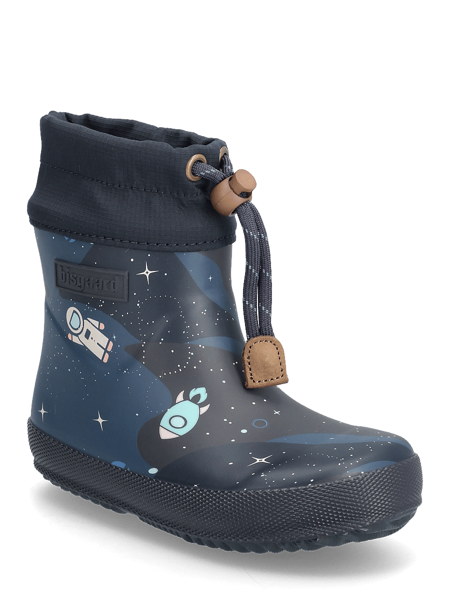 Bisgaard - bisgaard baby thermo - gummistøvler med for - space explorer - 1