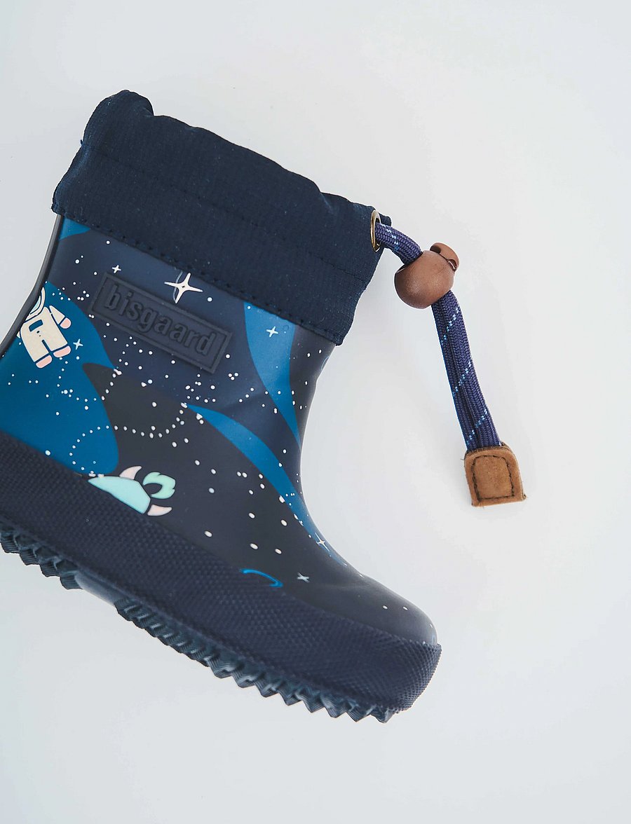 Bisgaard - bisgaard baby thermo - gummistøvler med for - space explorer - 0