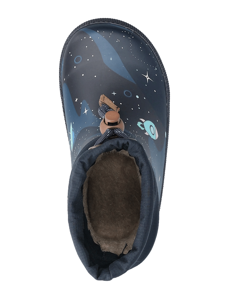 Bisgaard - bisgaard baby thermo - gummistøvler med for - space explorer - 4