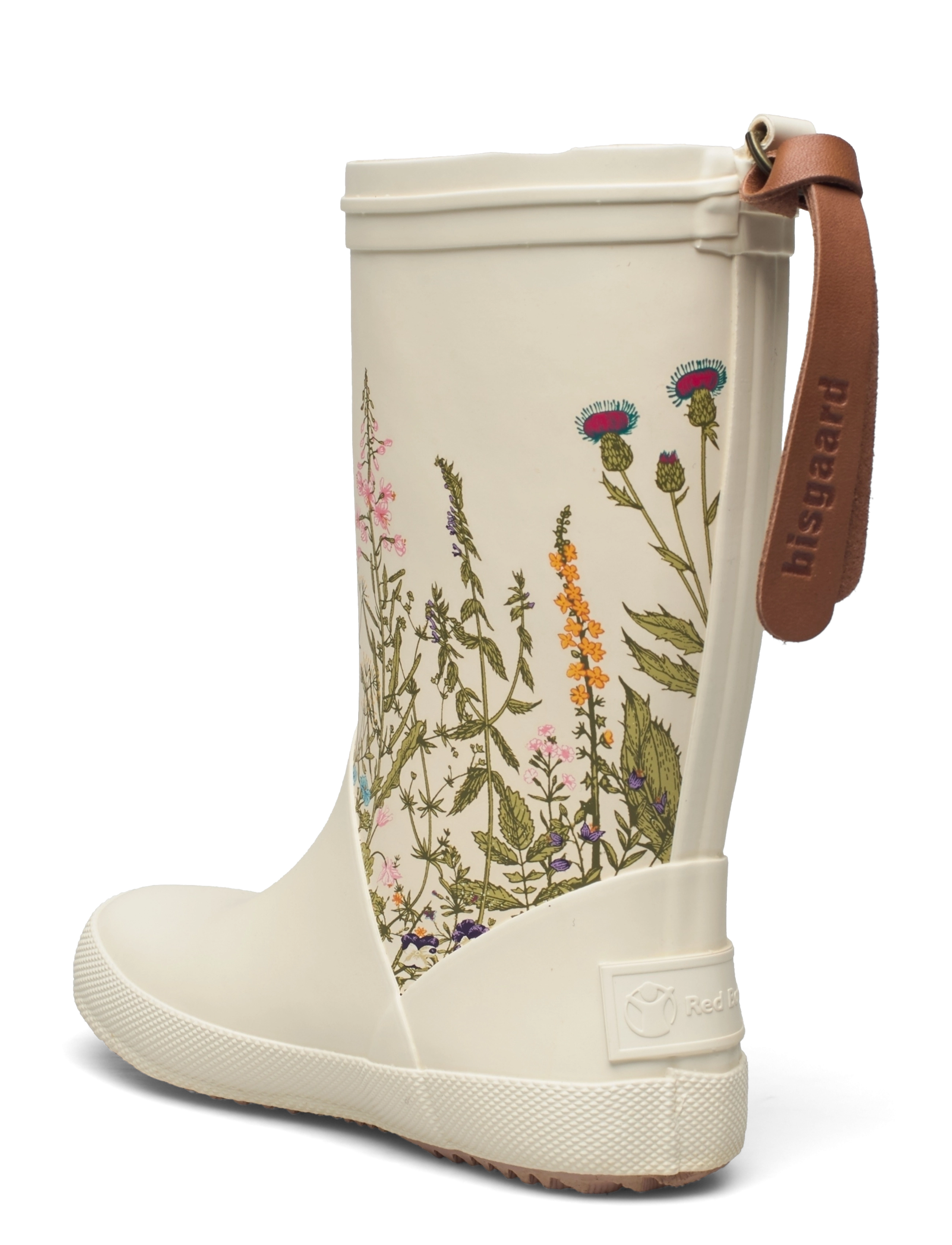 Bisgaard - Red barnet x bisgaard rubberboot - beige-flowers - 2