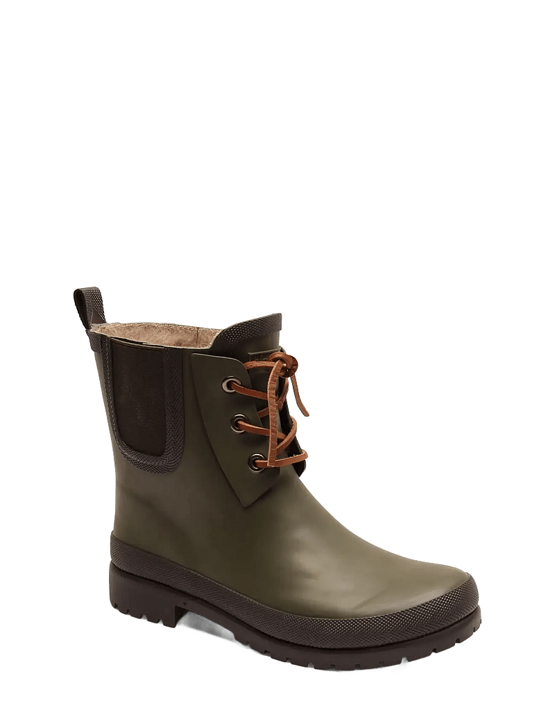 Bisgaard - bisgaard rain wool - lined rubberboots - green - 1
