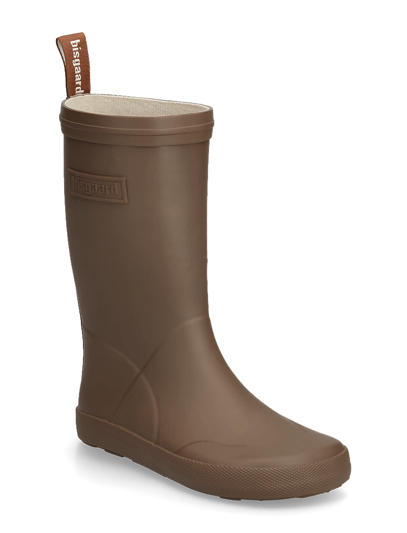 Bisgaard - bisgaard barefoot high rubber - unlined rubberboots - chocolate - 0