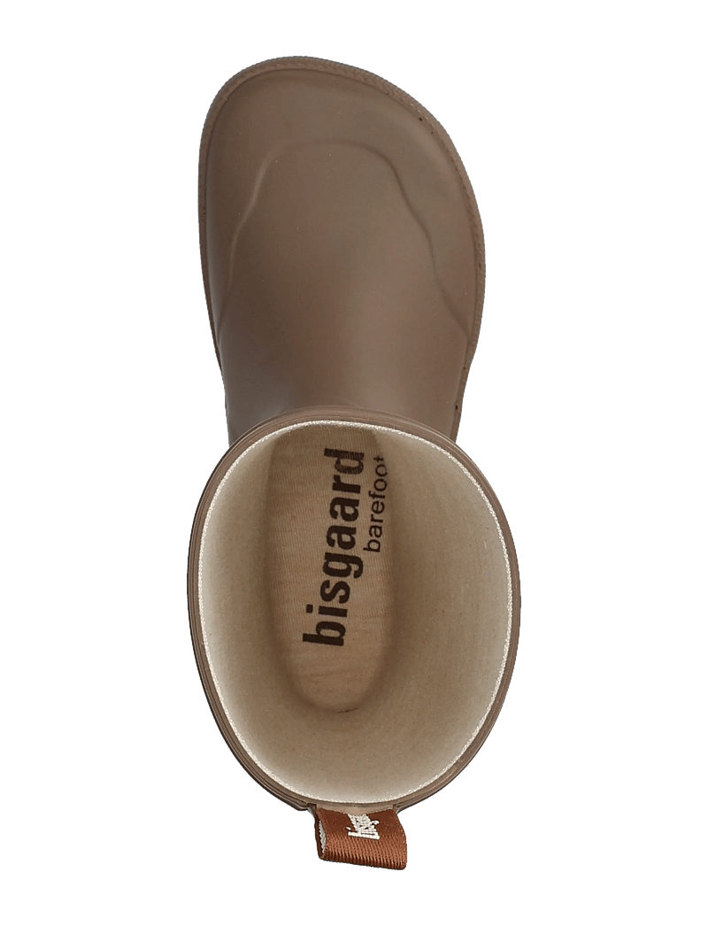 Bisgaard - bisgaard barefoot high rubber - unlined rubberboots - chocolate - 3