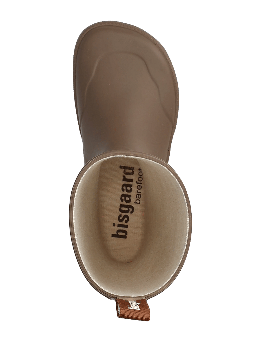 Bisgaard - bisgaard barefoot high rubber - gummistøvler uden for - chocolate - 3