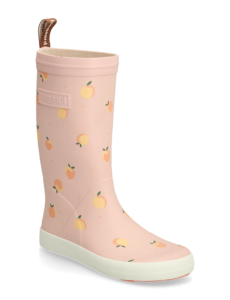 Bisgaard - bisgaard barefoot high rubber - ungefütterte gummistiefel - peach pop - 0