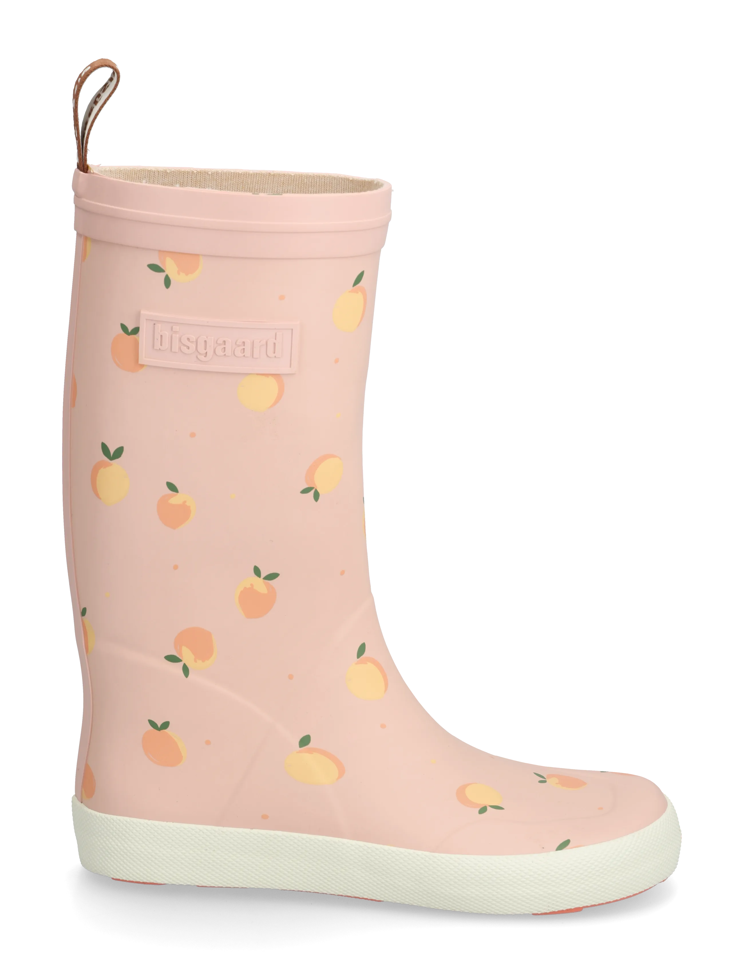 Bisgaard - bisgaard barefoot high rubber - ungefütterte gummistiefel - peach pop - 1