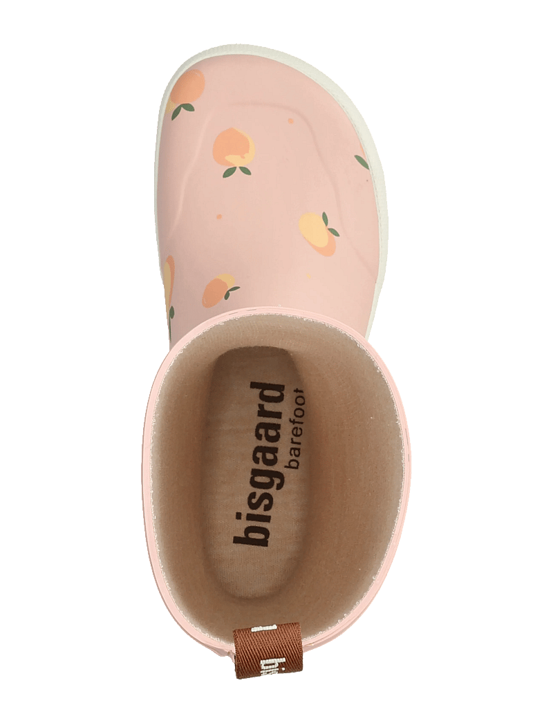 Bisgaard - bisgaard barefoot high rubber - ungefütterte gummistiefel - peach pop - 3