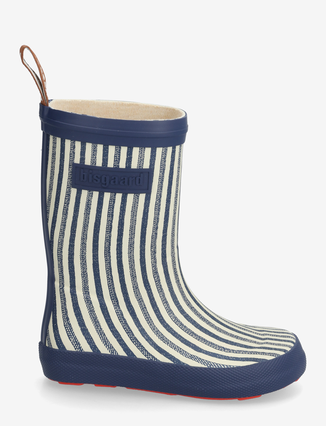 Bisgaard - bisgaard barefoot high rubber - voodrita kummikud - sailor stripes - 1