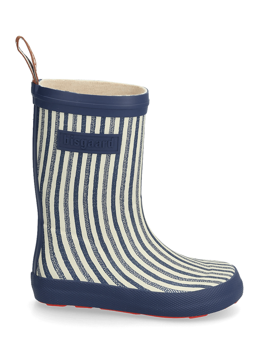 Bisgaard - bisgaard barefoot high rubber - gummistøvler uden for - sailor stripes - 1