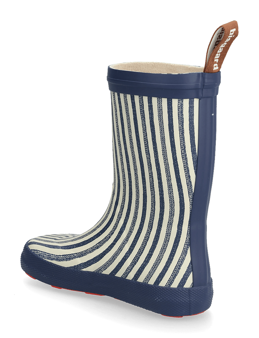 Bisgaard - bisgaard barefoot high rubber - gummistøvler uden for - sailor stripes - 2