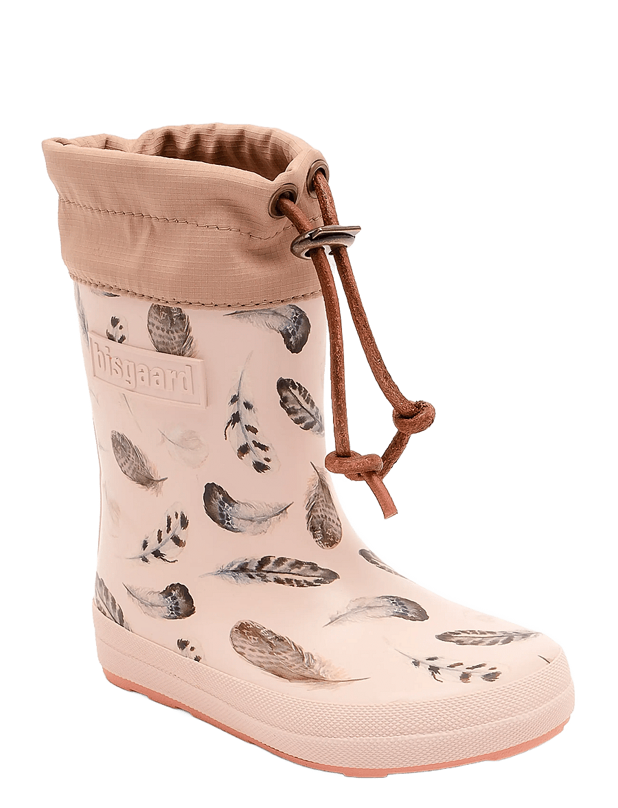 Bisgaard - bisgaard barefoot thermo high rubber - fodrade gummistövlar - feather - 1