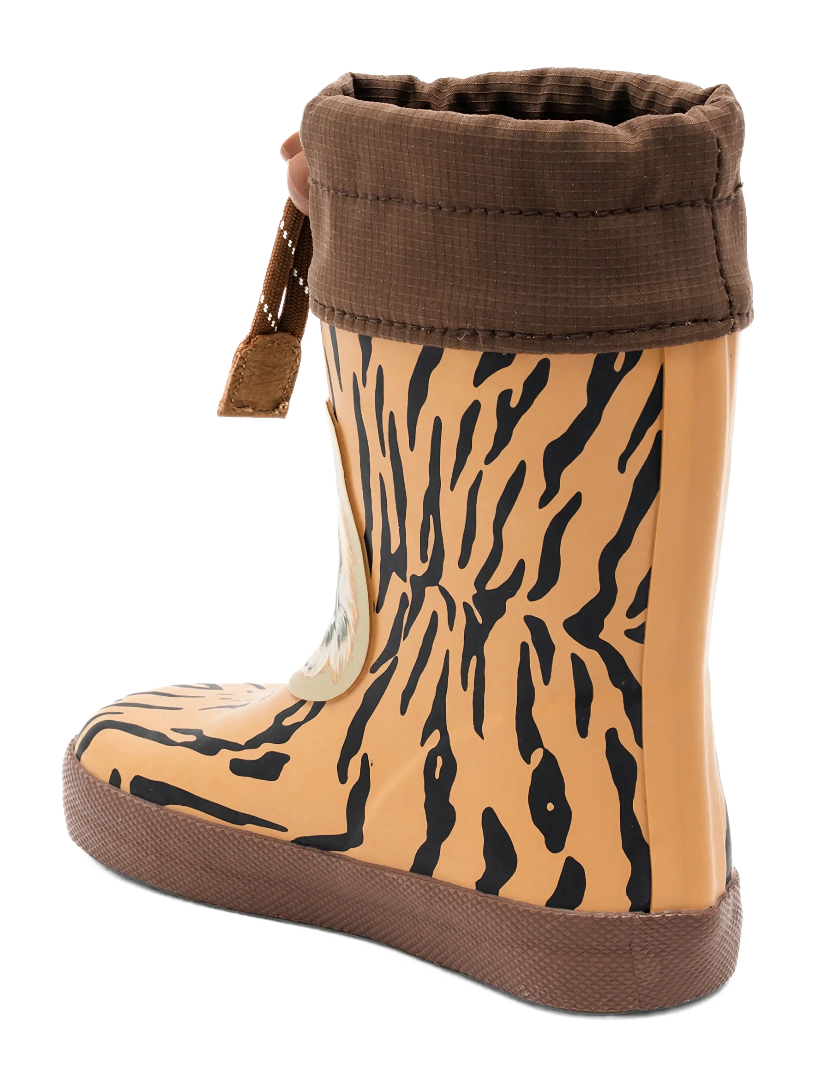 Bisgaard - bisgaard barefoot thermo high rubber - fodrade gummistövlar - tiger - 2