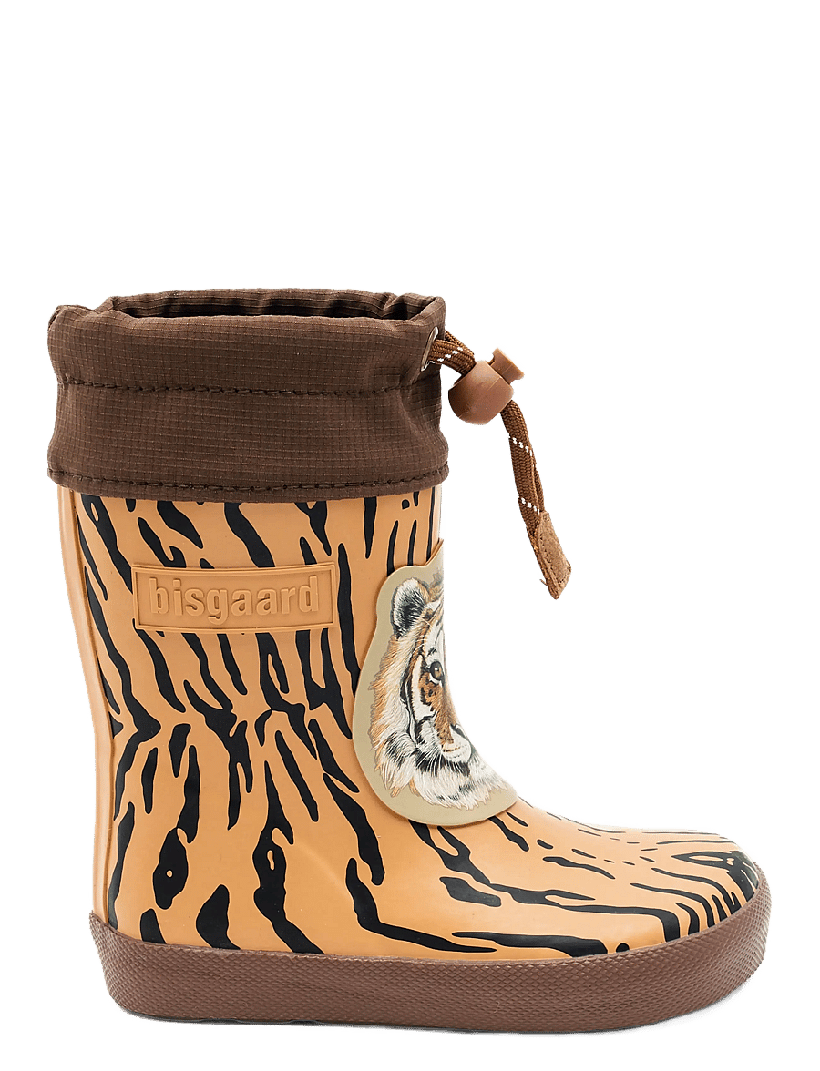Bisgaard - bisgaard barefoot thermo high rubber - fodrade gummistövlar - tiger - 5
