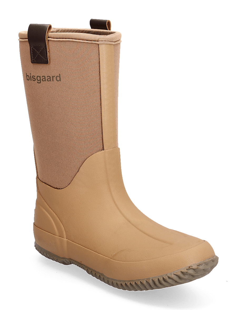 Bisgaard - bisgaard neo thermo - gummistøvler med linjer - camel - 1