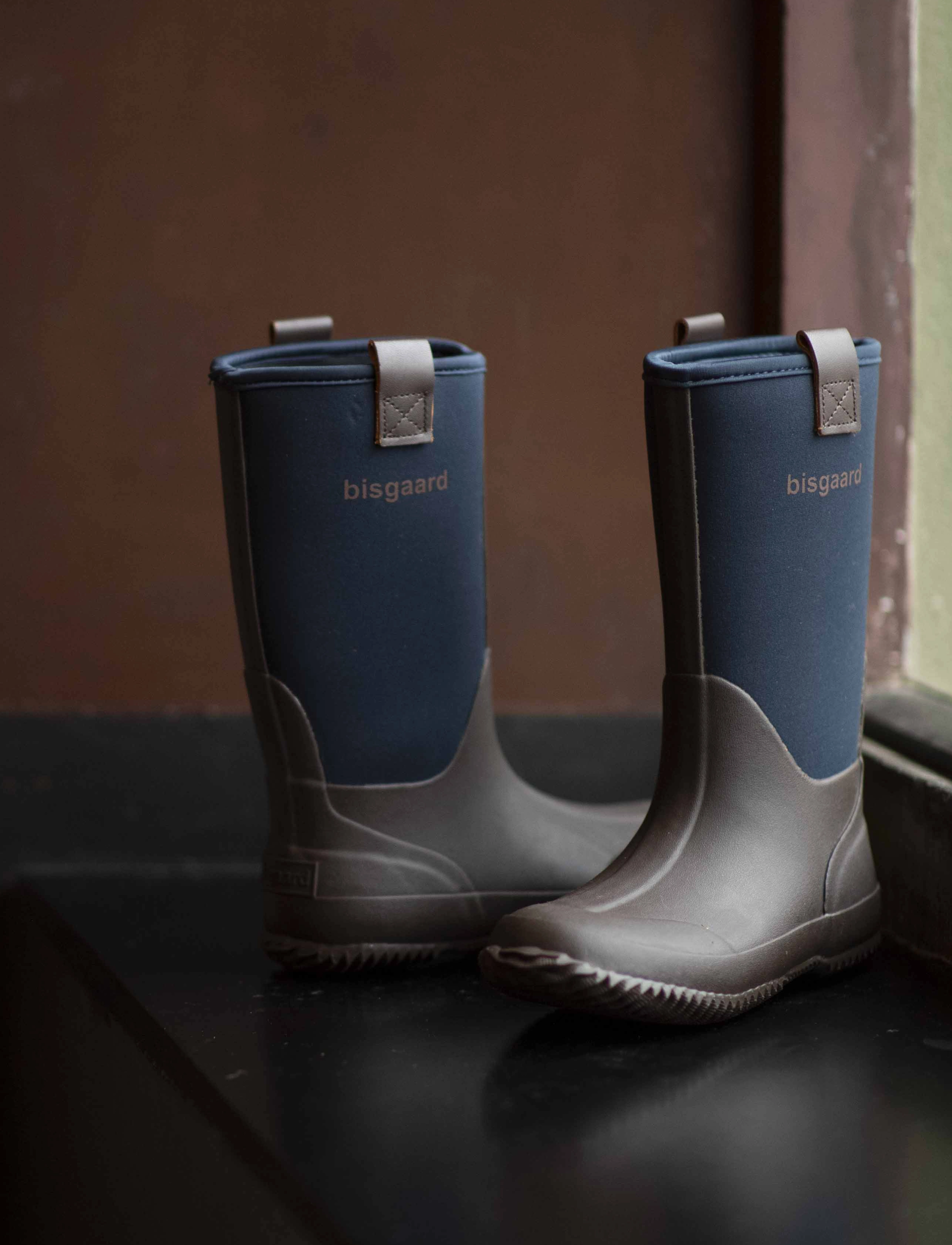 Bisgaard Neo Thermo, 23/15.4 cm, Rubberboots, Schwarz - High Kinder